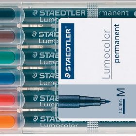 STAEDTLER Lumocolor permanent M 317-WP6 6 Farben ass.