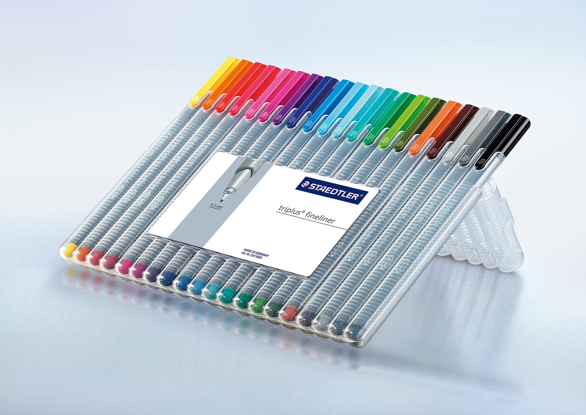 STAEDTLER-334SB20-4007817334102 STAEDTLER Triplus Fineliner 0,3mm 334SB20 20er Etui – Hochwertig & günstig bei ShopDeca