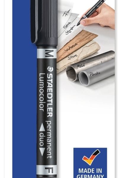 STAEDTLER Lumocolor Permanent 0.6/1mm 348-9BKD schwarz