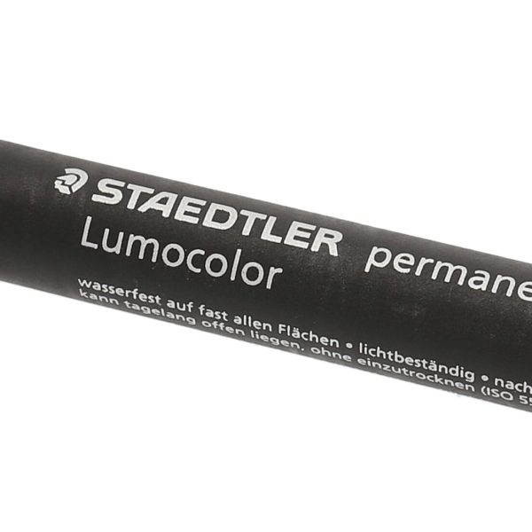 STAEDTLER Perm. Marker Lumocolor 350 350-9 schwarz, Keilspitze