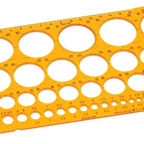 STANDARDG Kreisschablone 1315F 45 Kreise