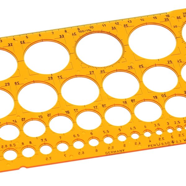 STANDARDG Kreisschablone 1315F 45 Kreise