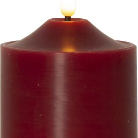 STAR TRADING LED Kerze Flamme 9.5cm 12.061-60 rot