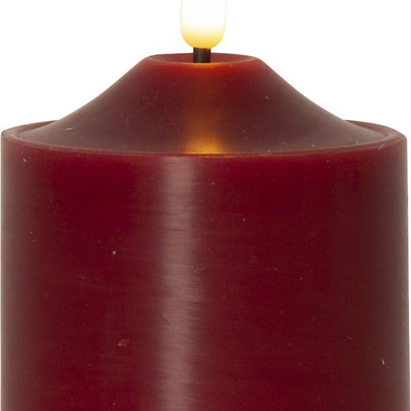 STAR TRADING LED Kerze Flamme 9.5cm 12.061-60 rot