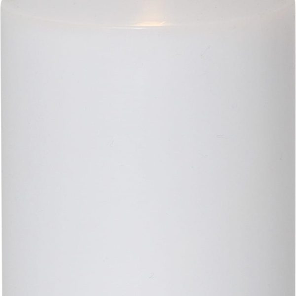 STAR TRADING LED Kerze Flamme 15cm 12.064-08 weiss