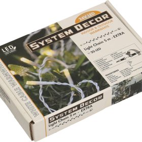 STAR TRADING System Decor Lichterkette 5m 12.495-28 Extra, weiss