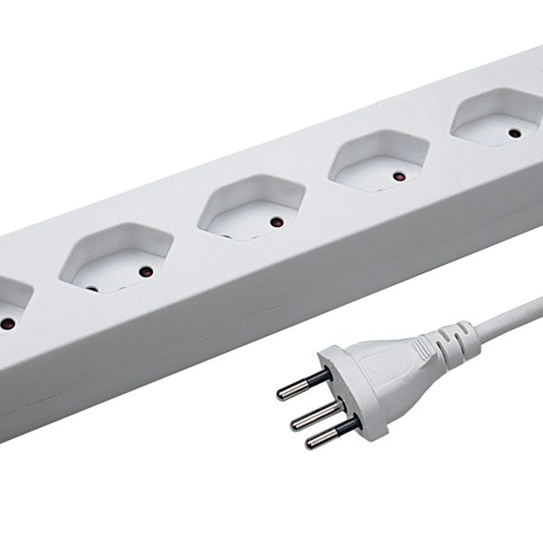 STEFFEN Steckdosenleiste 1,5m 207603216S weiss 6 Stecker