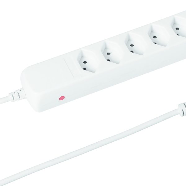 STEFFEN Steckdosenleiste 207605216 C POWER EASY 1.5m, 6xT13, weiss