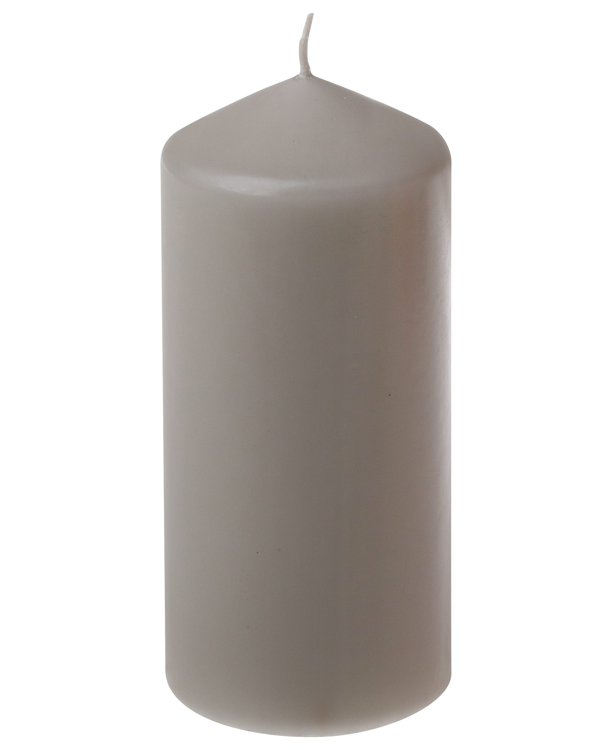 STEINHART-1209463000-4008542836138 STEINHART Stumpenkerze 13cm 1209463000 taupe ca. 35h – Hochwertig & günstig bei ShopDeca