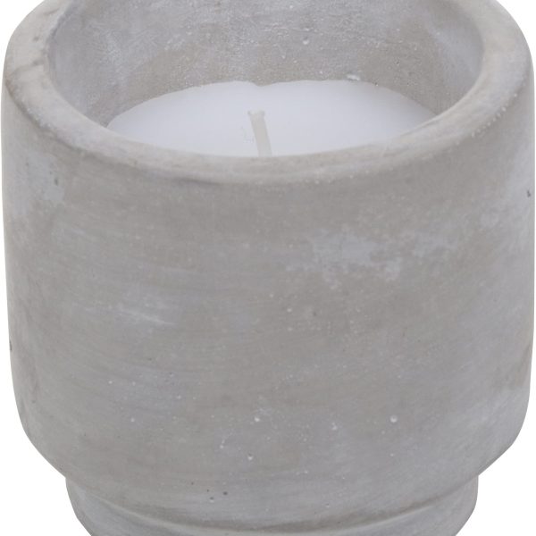 STEINHART Indoor Kerze Cleo 72x79mm 2019301000 weiss