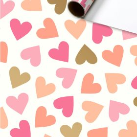 STEWO Geschenkpapier Velia 2528532225 rosa 70x200cm