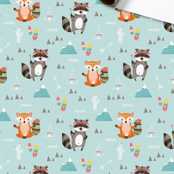 STEWO Geschenkpapier Matz 2528619441 70x200cm blau hell