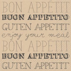 STEWO Serviette Lorenzo 2572540950 beige 33x33cm