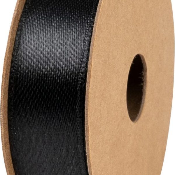 STEWO Geschenkband Satin 15mm 2583410570 schwarz