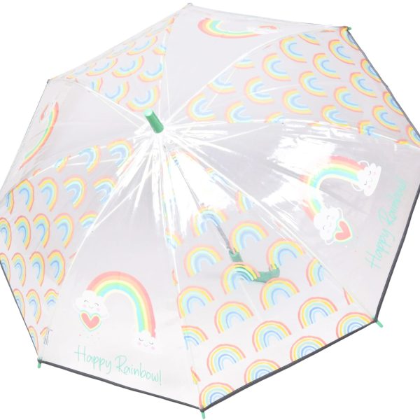 STROTZ Regenschirm Mia Matic 5491.04 Reflect, Rainbow