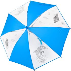STROTZ Regenschirm Mia Matic 5492.02 Mandala, Delfin