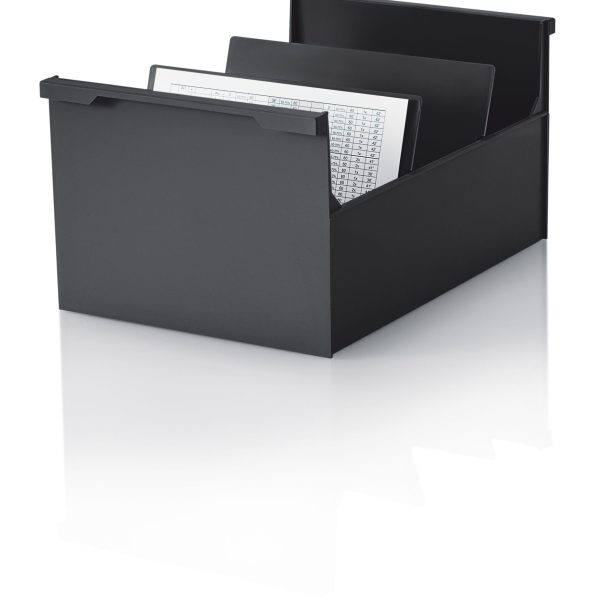 STYRO Karteikasten quer A5 30-532.90 schwarz
