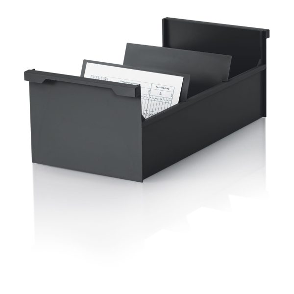 STYRO Karteikasten quer A6 30-632.90 schwarz