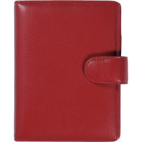 SUCCES Agenda Senior Ringbuch Cadiz 84536545U Leder rot 13x17.8cm