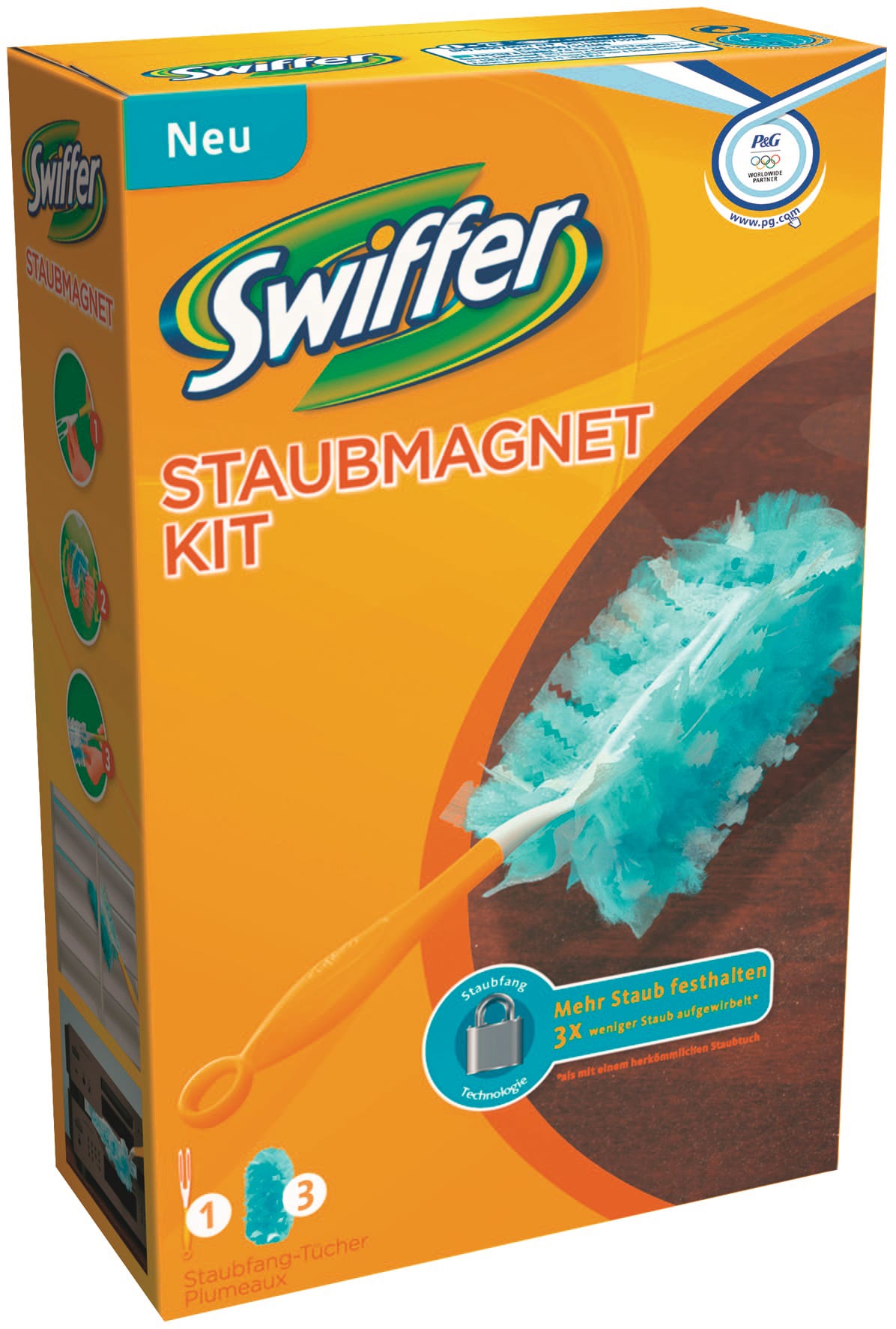 SWIFFER-969343-5410076702923 SWIFFER Staubmagnet Starterkit 969343 Duster, 4-teilig – Hochwertig & günstig bei ShopDeca