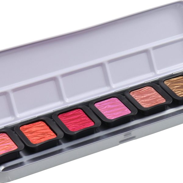 TALENS Perlglanzfarbe Finetec Box F0603 Essentials Warm 6 Farben