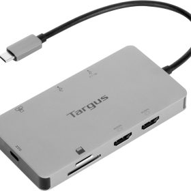 TARGUS USB-C Dual 4K Docking Station DOCK423EU Space Grey