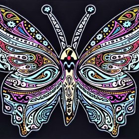 TATARUGA Samtbild A4 S29 Schmetterling