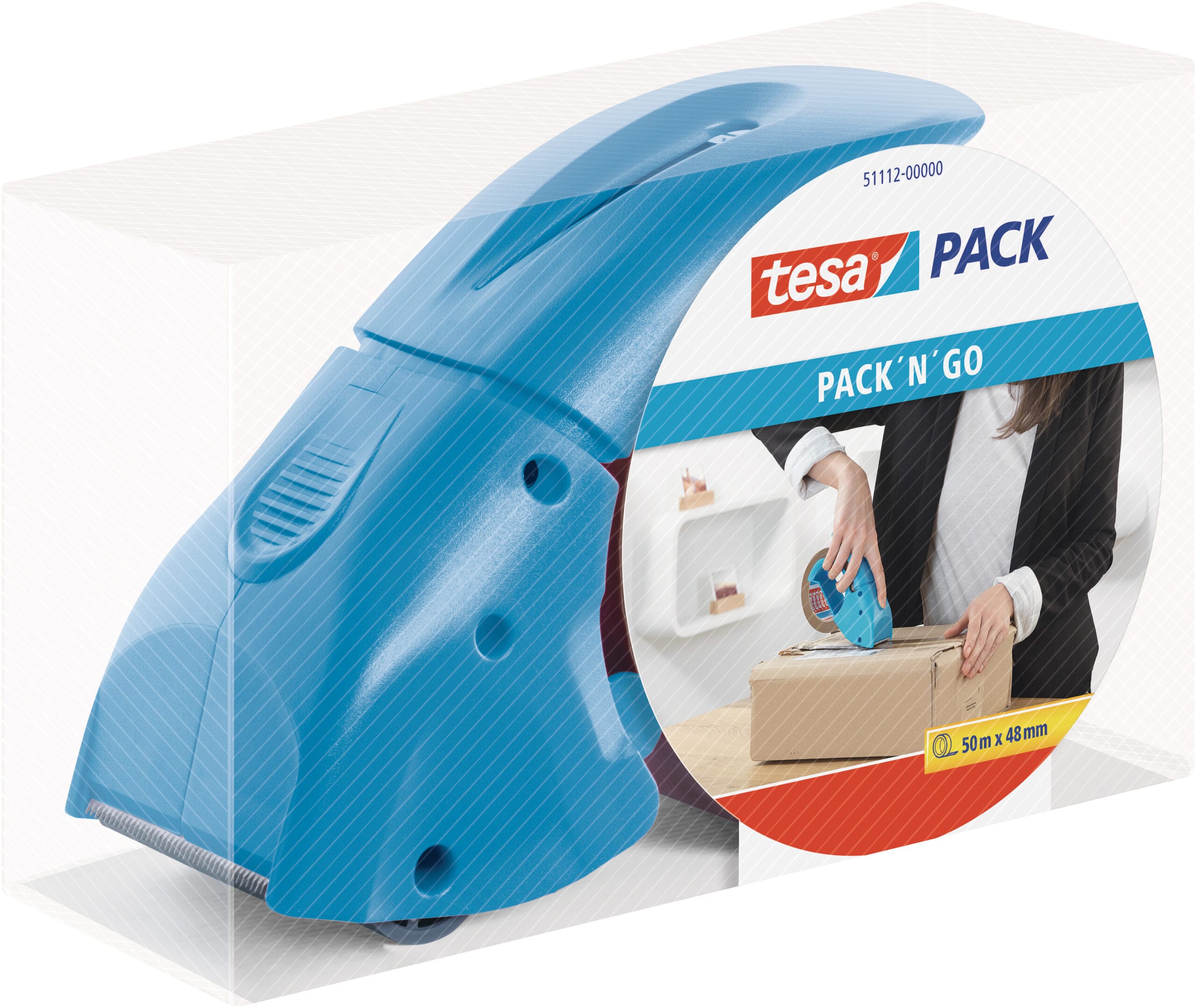 TESA-511120000-4042448318084 TESA Pack Dispenser 50mx48mm 511120000 Pack'n'go blau – Hochwertig & günstig bei ShopDeca