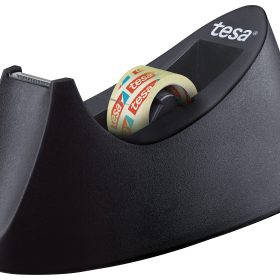 TESA Tischabroller Curve 10mx19mm 53917-00000 schwarz inkl. 1 Rolle Tesafilm