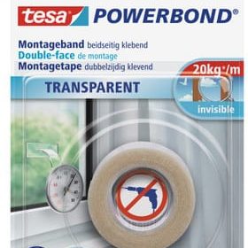 TESA Powerbond Transp. 19mmx1.5m 557430000 Montageband, doppelseitig