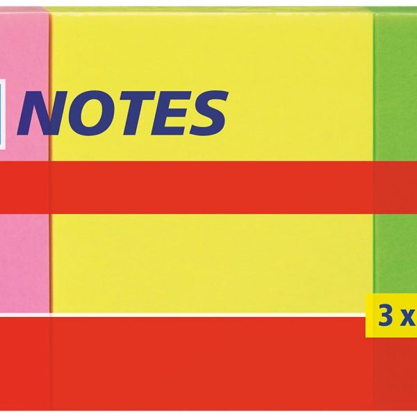 TESA Neon Notes 40x50mm 560010000 3 Farben ass. 3x80 Blatt