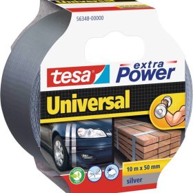 TESA Extra Power Universal 10mx50mm 563480000 Gewebeband. silber