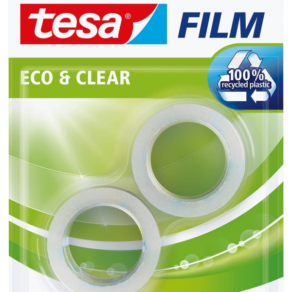 TESA Klebeband eco & clear 19mmx10m 570490000