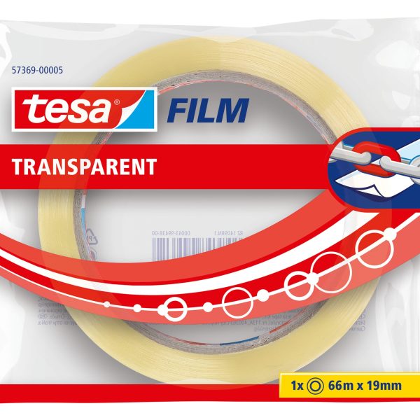 TESA tesafilm Flowpack 66mx19mm 573690000 transparent 1 Rolle