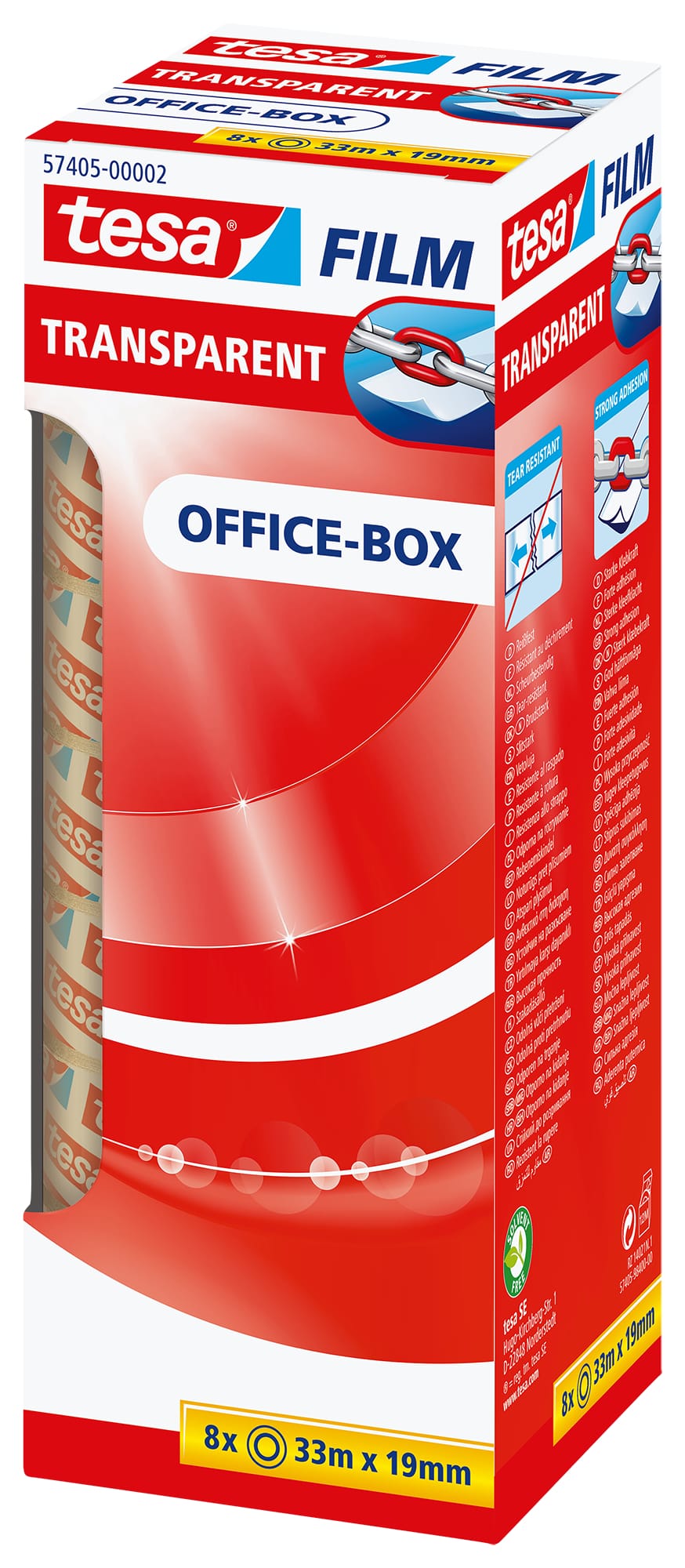 TESA-574050000-4042448036131 TESA Klebeband transp.Box 33mx19mm 574050000 8 Stk. – Hochwertig & günstig bei ShopDeca