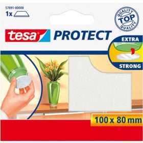TESA Protect Filzgleiter 100mmx80mm 578910000 weiss, zuschneidbar, kratzfest