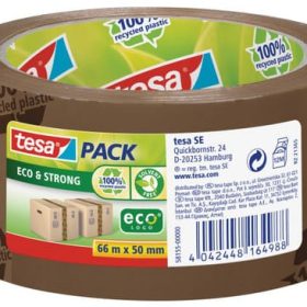 TESA Tesapack eco&strong 50mmx66m 581550000 braun, Recycling