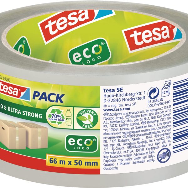 TESA Verpackungsband ECO 50mmx66m 58297-00000 5829700000 ultra strong trans.