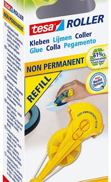 TESA Kleberoller ecoLogo refill 592100000 non-perm. 8.4mmx14m