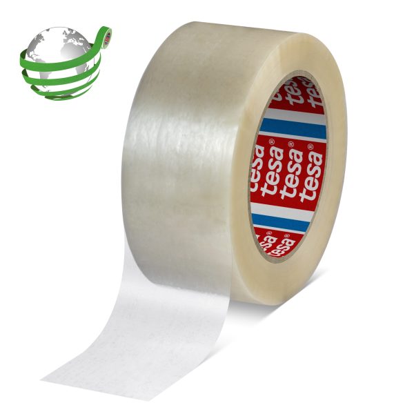 TESA Verpackungsband 50mmx132m 604180000000 Recyceltes PET, transparent