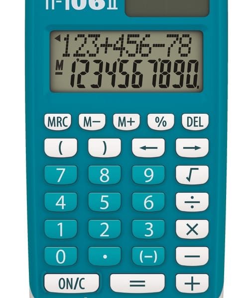 TEXAS INSTRUMENTS Schulrechner TI-106II 10-stellig blau/weiss
