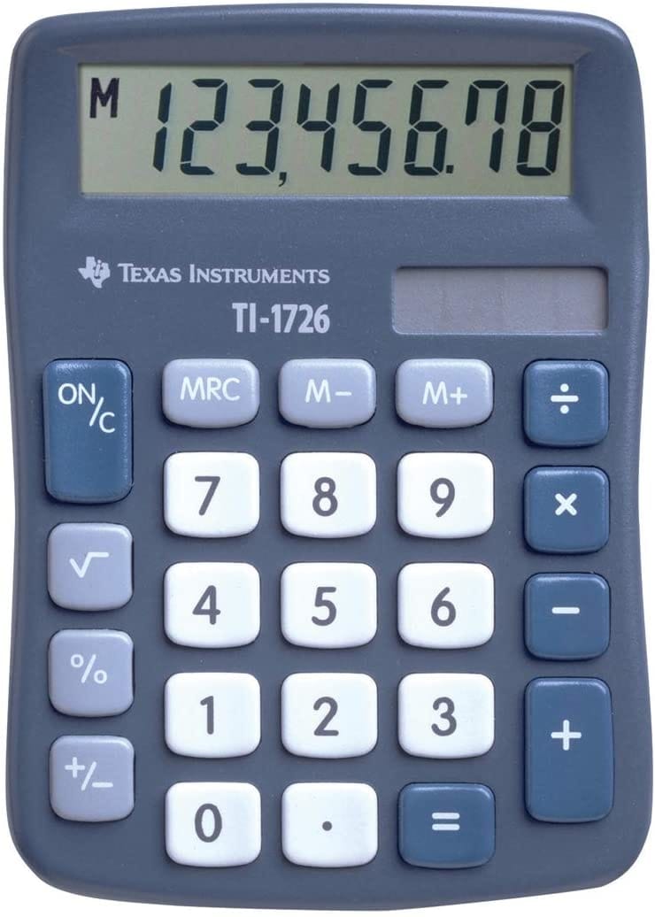 TEXAS-INSTRUMENTS-TI-1726-3243480009683 TEXAS INSTRUMENTS Grundrechner TI-1726 8-stellig – Hochwertig & günstig bei ShopDeca