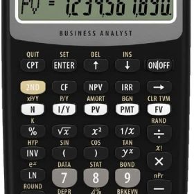 TEXAS INSTRUMENTS Schulrechner TI-BAII+ plus d/f/i