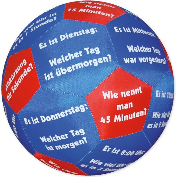 TIMETEX Lernspiel-Ball Pello 93576 Zeit und Wochentage