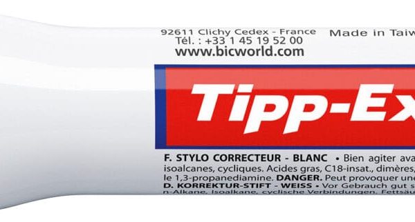 TIPP-EX Shake'n Squeeze 8ml 8024203 Korrekturstift, deckend weiss