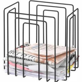 TMP Papiersammler/Zeitungsbinder 1111.02 schwarz 37x27x37cm