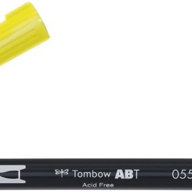 TOMBOW Dual Brush Pen ABT 055 process yellow