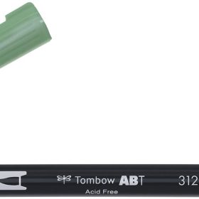 TOMBOW Dual Brush Pen ABT 312 holly green