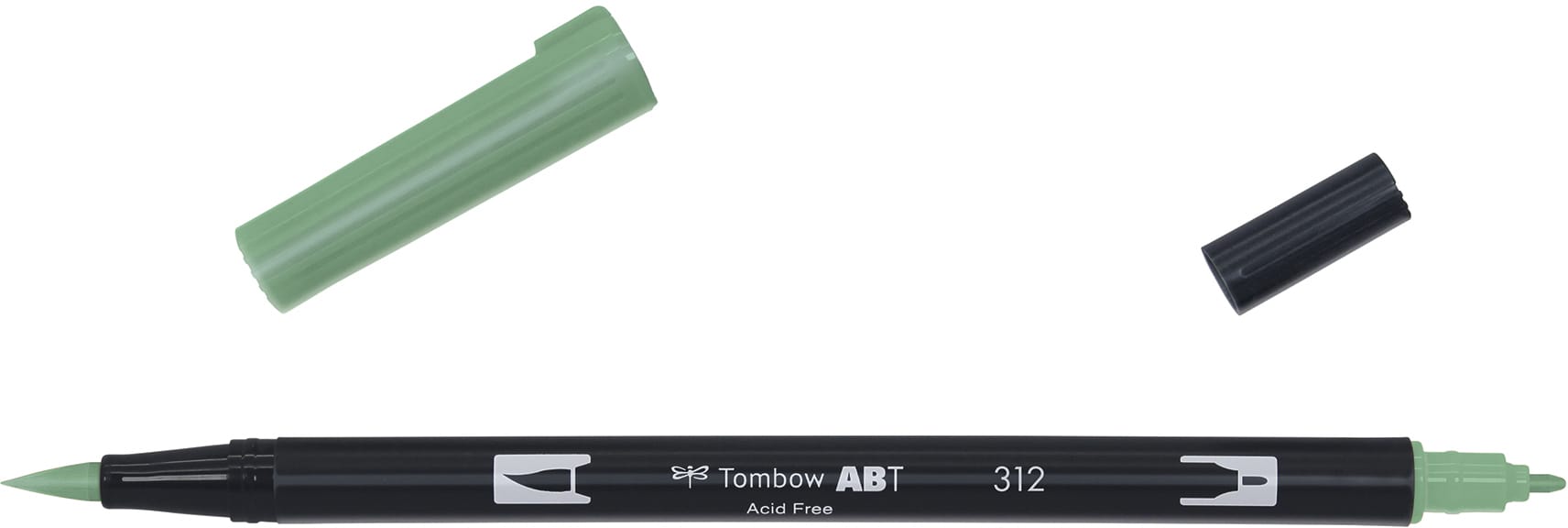 TOMBOW-ABT-312-4901991901450 TOMBOW Dual Brush Pen ABT 312 holly green – Hochwertig & günstig bei ShopDeca