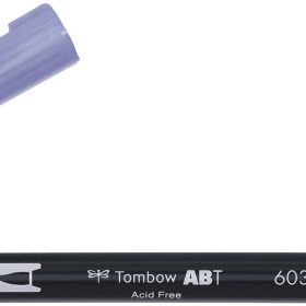 TOMBOW Dual Brush Pen ABT 603 periwinkle